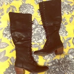 Black Wide Calf Boots